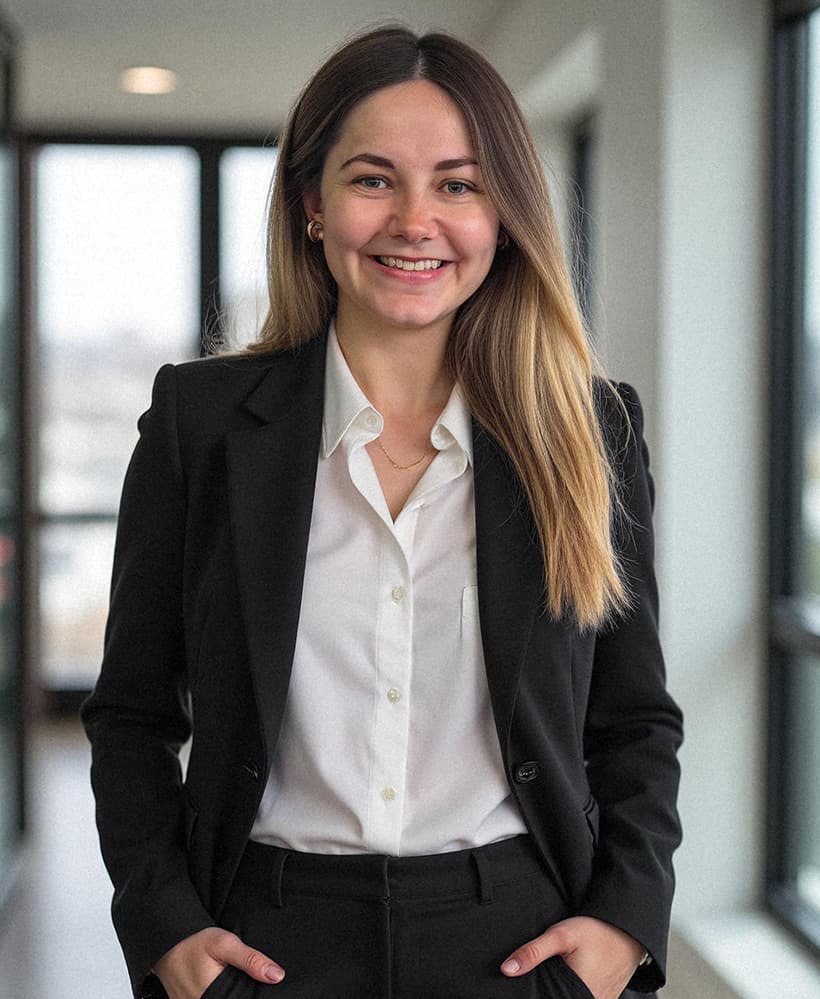 Selfie vs AI generated headshot (after)